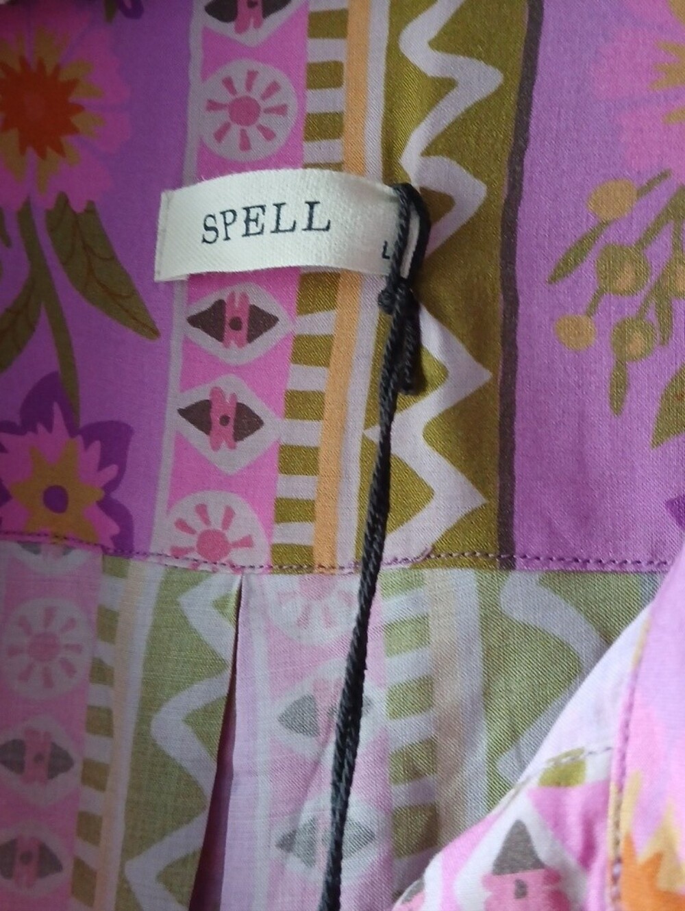 Spell Goldie Shirt Desert Rose Print Women's Large NWT - Picture 6 of 9